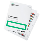 HPE LTO-9 Ultrium RW Bar Code Label Pack Meerkleurig
