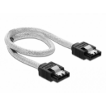 DeLOCK 85341 SATA cable 0.3 m SATA 7-pin Black, Transparent