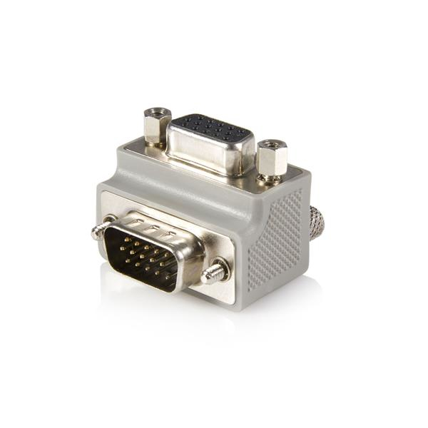 Image of StarTech.com Right Angle VGA to VGA Cable Adapter Type 1 - M/F