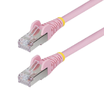 StarTech.com NLPN-50F-CAT6A-PATCH networking cable Pink 598.4" (15.2 m) S/FTP (S-STP)