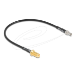 DeLOCK 90919 coaxial cable RG-174 20 m RP-SMA TS9 Black