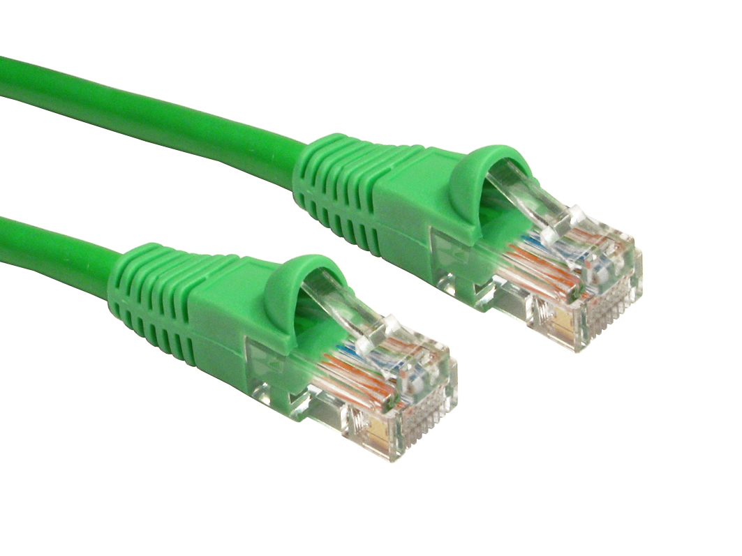Cables Direct B5LZ-205G networking cable Green 5 m Cat5e U/UTP (UTP)