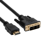 Axiom HDMIMDVIDM20-AX video cable adapter 236.2" (6 m) HDMI Type A (Standard) DVI-D Black