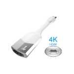 AEROCOOL Premium USB-C to HDMI 4K Connector - White