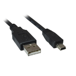 Sharkoon 4044951015566 USB cable 1 m USB 2.0 USB A Mini-USB B Black