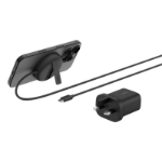 Belkin WIA011myBK Headset, Smartphone Black USB Wireless charging Fast charging Indoor