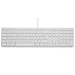 LMP 17601 keyboard Office USB QWERTZ Slovakian Silver