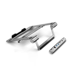 Epico USB-C Hub Multiport 8in1 Silver