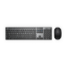 DELL KM717 keyboard Mouse included RF Wireless + Bluetooth QWERTY UK English Black, Grey