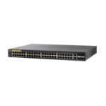 Cisco Small Business SF350-48P Managed Switch | 48 10/100 Ports | 382W PoE | 4 Gigabit Ethernet (GbE) Combo SFP | Limited Lifetime Protection (SF350-48P-K9-UK)