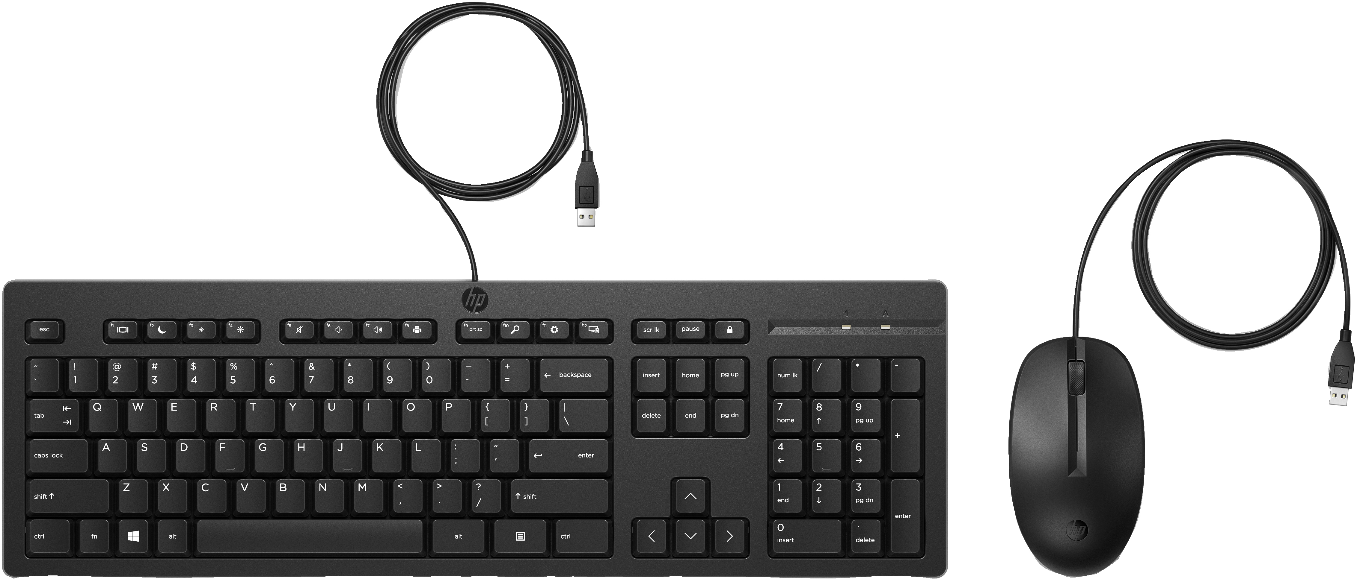Image of HP 225 Wired Mouse and Keyboard Combo