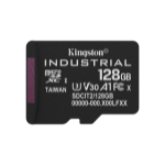Kingston Technology 128GB microSDXC Industrial C10 A1 pSLC Card Single Pack w/o Adapter
