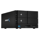 Sabrent DS-2BCR storage drive docking station USB 3.2 Gen 1 (3.1 Gen 1) Type-C Black