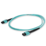 AddOn Networks ADD-MPOMPO-8M5OM4S fiber optic cable 315" (8 m) MPO LOMM OM4 Aqua color