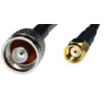Premiertek PT-NM-RSMA-3 coaxial cable RG-58U 118.1" (3 m) N-type RP-SMA Black
