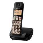 Panasonic KX-TGE110EB telephone DECT telephone Caller ID Black