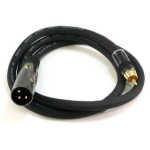 Monoprice 4776 audio cable 35.8" (0.91 m) RCA XLR Black