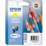 Epson C13T03244010/T0324 Ink cartridge yellow, 420 pages ISO/IEC 24711 16ml for Epson Stylus C 80