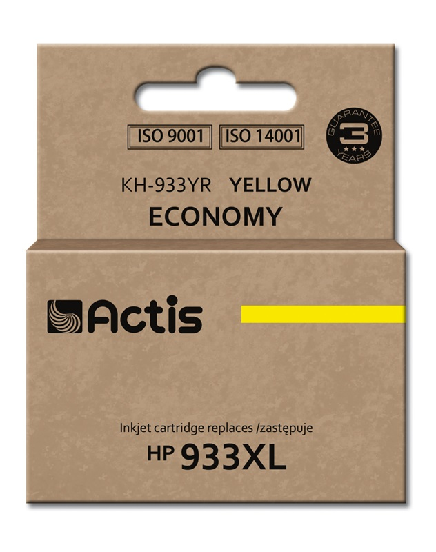 Actis KH-933YR ink (replacement for HP 933XL CN056AE; Standard; 13 ml; yellow)