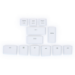 Kinesis mWave Windows White PC Keycaps for KB150M-TAC. Note: Basic reprogramming with Kinesis Clique will be required to modify the underlying key actions for Windows.