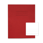 Rhino 8 x 6.5 Exercise Book 32 Page Red TB/F15 (Pack of 100)