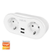 LogiLink WiFi Smart plug, 2port, Tuya compatible, 2x USB-A, 2x CEE 7/3