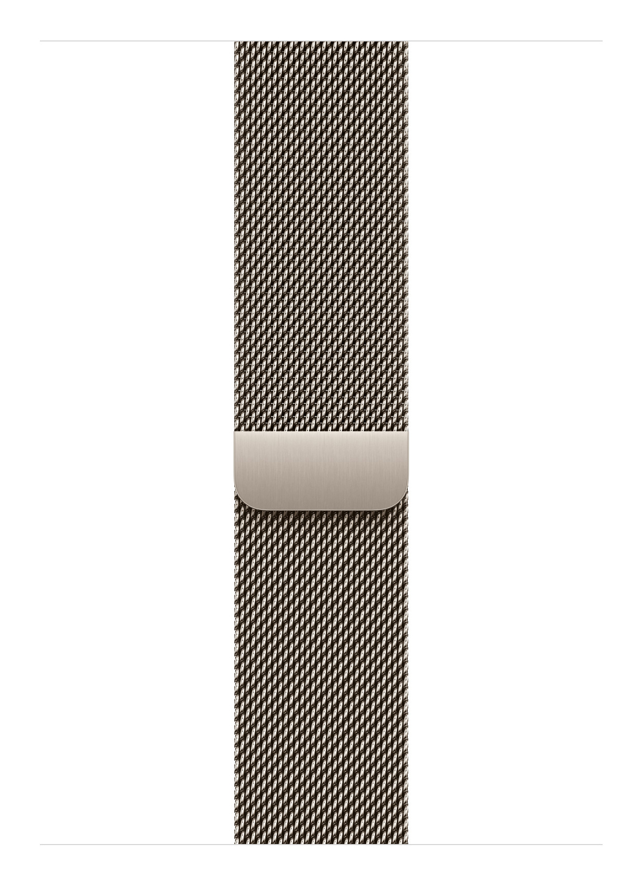 Apple 46mm Natural Milanese Loop - S/M