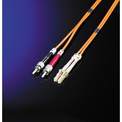 ROLINE 21.06.0701 InfiniBand/fibre optic cable 1 m LC ST Orange