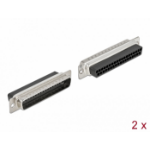DeLOCK D-Sub 37 pin crimp male, metal, 2 pieces