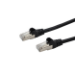 connektgear 3m RJ45 CAT6a SSTP Stranded Flush Moulded LS0H Network Cable - 26AWG - Black