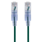 Monoprice SlimRun networking cable Green 59.1" (1.5 m) Cat6a U/UTP (UTP)