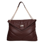 Eco Style Cali Shoulder Bag Polyurethane (PU) Burgundy Girl