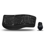 Adesso WKB-1500GB keyboard Mouse included Home/Office RF Wireless QWERTY US English Black
