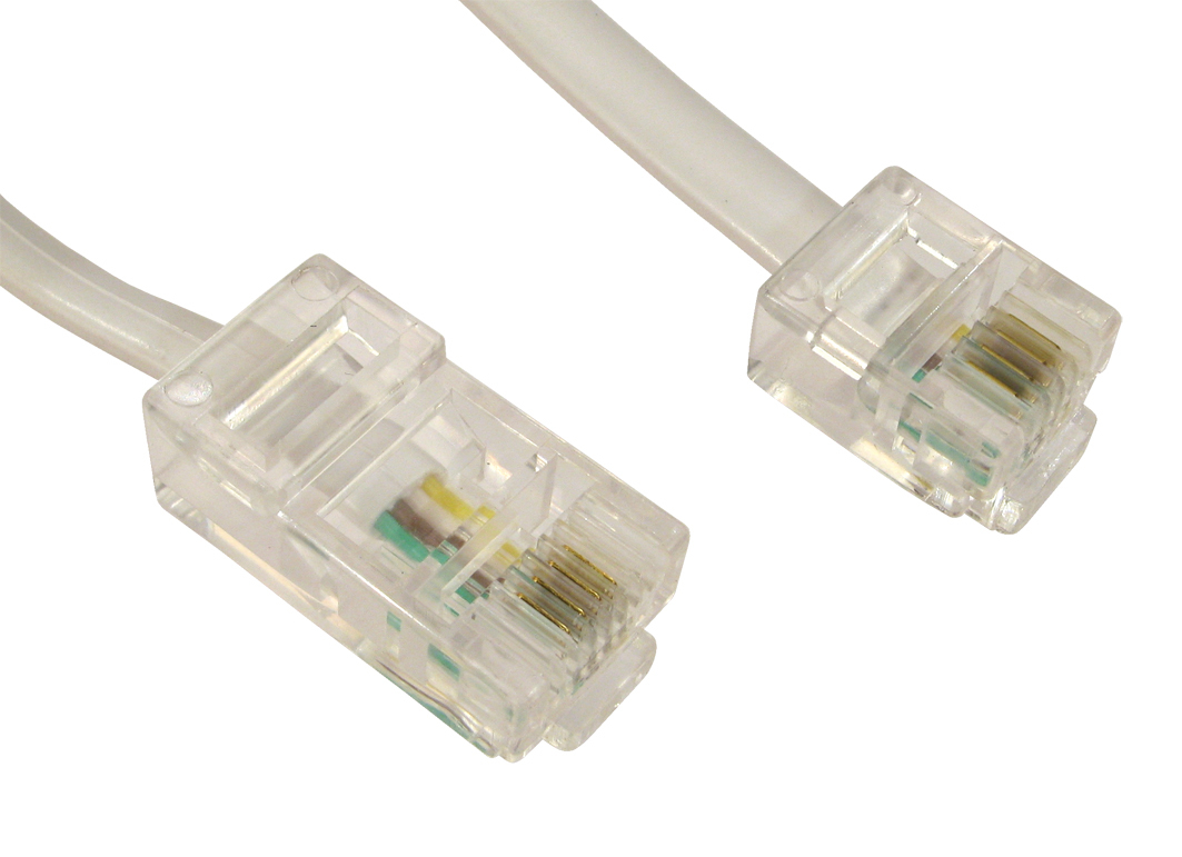 Cables Direct RJ-45 - RJ-11 3m White