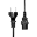 ProXtend Type F (Schuko) to C13 Power Cable, Black 2m