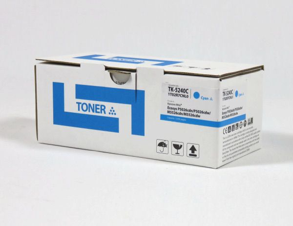 Data Direct Kyocera P5026 M5526 Toner Cyan Compatible TK5240C 1T02R7CN