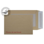 Blake Purely Packaging Manilla Peel and Seal Board Back 241x178mm 120gsm (Pack 125)