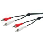 Schwaiger CIK5023 533 audio kabel 3 m 2 x RCA Zwart