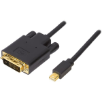 Mercodan 932509 video cable adapter 5 m DVI Mini DisplayPort Black