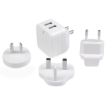 StarTech.com USB2PACWH mobile device charger Smartphone, Tablet White AC Indoor