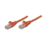 Intellinet Cat5e, 0.3 m networking cable Orange 11.8" (0.3 m) U/UTP (UTP)