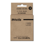 Actis KC-551Bk ink (replacement for Canon CLI-551Bk; Standard; 12 ml; black (with chip)