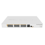 Mikrotik CRS328-24P-4S+RM Network Switches Managed L2/L3 Gigabit Ethernet (10/100/1000) Power over Ethernet (PoE) Support 1U White