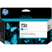 HP Cartucho de tinta DesignJet 730 de 130 ml, cian