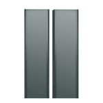 Middle Atlantic 44 RU CRD Series Split Solid Rear Door for Racks