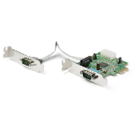 StarTech.com Discontinued and replaced by PEX2S953LP - 2 Port Low Profile Native RS232 PCI Express Serial Card with 16950 UART