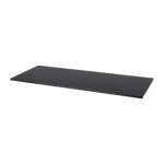 Monoprice 21605 computer desk top Rectangular shape Black