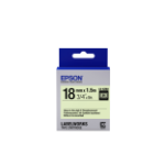Epson C53S655015/LK-5ZBU Ribbon black on yellow fluoreszend 18mm x 1,5m for Epson LabelWorks 4-18mm/24mm/36mm/6-18mm/6-24mm