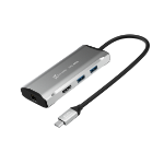 j5create JCD392 4K60 Elite USB-CÂ® 10Gbps Travel Dock, Space Grey