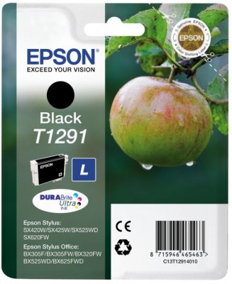Image of Epson C13T12914010/T1291 Ink cartridge black high-capacity. 380 pages